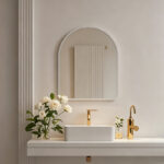 Καθρέπτης Selene pakoworld λεύκο MDF 46x1.2x60 εκ - Image 2