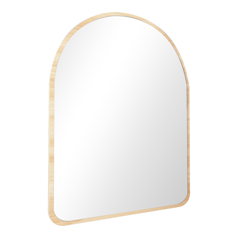 233-000059 Καθρέπτης Selene pakoworld MDF σε φυσική απόχρωση 46x1.2x60 εκ - Image 1