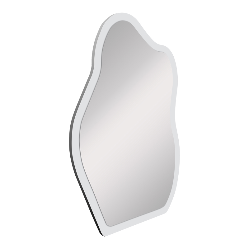 233-000061 Καθρέπτης Evanthia pakoworld λευκό MDF 36x1.2x56 εκ - Image 1