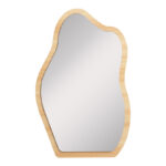 Καθρέπτης Evanthia pakoworld MDF σε φυσική απόχρωση 36x1.2x56 εκ - Image 3