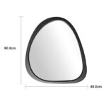 Καθρέπτης Ione pakoworld μαύρο MDF 60x2,5x61εκ - Image 4