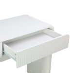 Κονσόλα Zeplen pakoworld λευκό mdf 110x38x75εκ - Image 6
