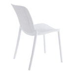 Καρέκλα Teragi στοιβαζόμενη pakoworld pp με UV protection λευκή 58x43.5x82εκ - Image 2