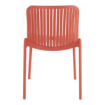 Καρέκλα Teragi στοιβαζόμενη pakoworld pp με UV protection terracotta 58x43.5x82εκ - Image 5