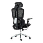 Καρέκλα γραφείου διευθυντή Jeffer pakoworld mesh σε μαύρη απόχρωση 67x62x115-125εκ - Image 5