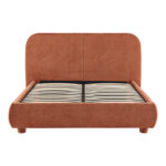 Κρεβάτι Salena pakoworld terracotta ύφασμα 160x200εκ - Image 4