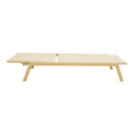 Ξαπλώστρα Boka pakoworld αλουμίνιο cappuccino- textilene σε σαμπανί 60x192x31εκ - Image 3