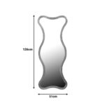 Καθρέπτης Boulen Inart μέταλλο σε χρυσή απόχρωση 51x2x126εκ - Image 3