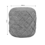 Σκαμπό Vladir Inart φυσικό 100% γιούτα 40x40x40εκ - Image 5