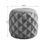 Σκαμπό Yton Inart μπεζ 100% γιούτα 40x40x40εκ - Image 5