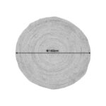Χαλί Solon pakoworld μπεζ γιούτα Φ160x1εκ - Image 2