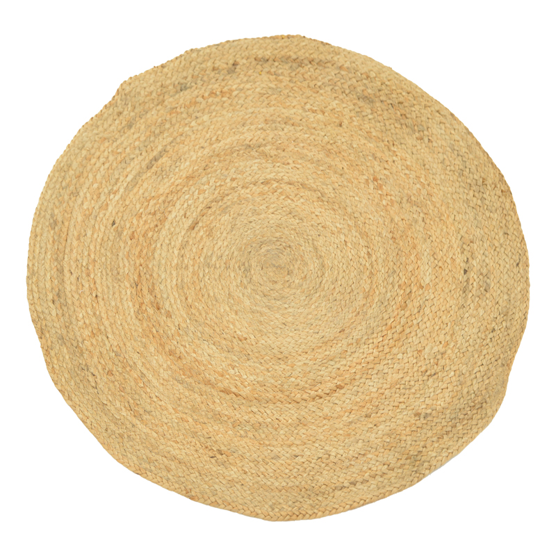 302-000060 Χαλί Solon pakoworld μπεζ γιούτα Φ160x1εκ - Image 1
