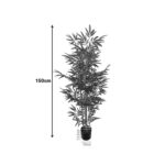 Διακοσμητικό φυτό Bamboo σε γλάστρα Inart πράσινο pp Υ150εκ - Image 2