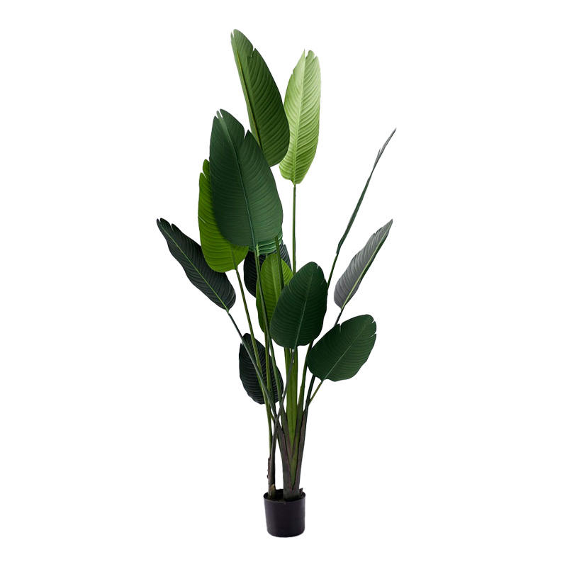 316-000035 Διακοσμητικό φυτό Palm tree σε γλάστρα Inart πράσινο pp Υ180εκ - Image 1