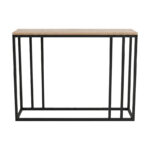 Κονσόλα Cansbia pakoworld oak με μαύρο μέταλλο 100x25x75εκ - Image 3