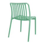 Καρέκλα Zoi pakoworld στοιβαζόμενη μέντα PP 49x58x80εκ - Image 2