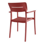 Πολυθρόνα Pilma pakoworld μπορντό PP 57x54x82εκ - Image 2