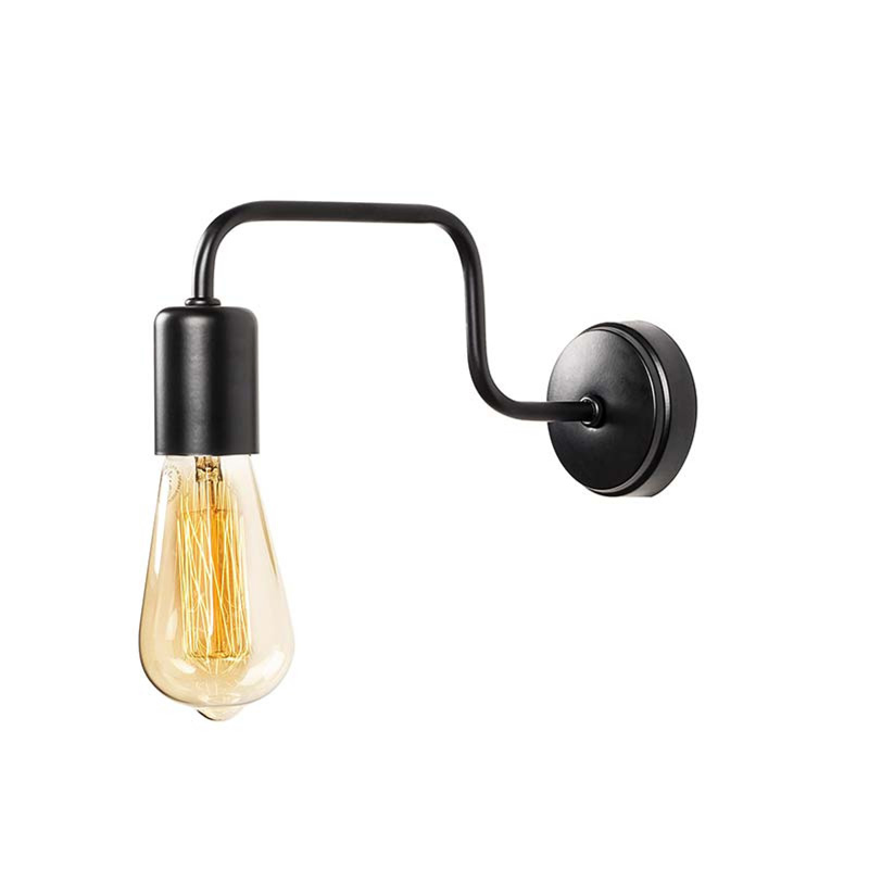 342-000109 Φωτιστικό τοίχου-απλίκα Kerquin pakoworld led μέταλλο μαύρο 28x10x11εκ - Image 1