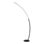 Φωτιστικό δαπέδου Archer pakoworld led μαύρο μεταλλικό 70x28x165εκ - Image 3