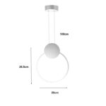 Φωτιστικό οροφής Ganden pakoworld led χρυσό μεταλλικό Φ26,5x20εκ - Image 3