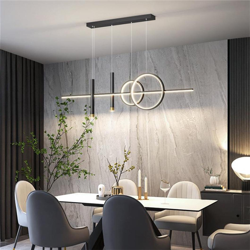 342-000150 Φωτιστικό οροφής Neron pakoworld led μαύρο μεταλλικό 100x25x26εκ - Image 1