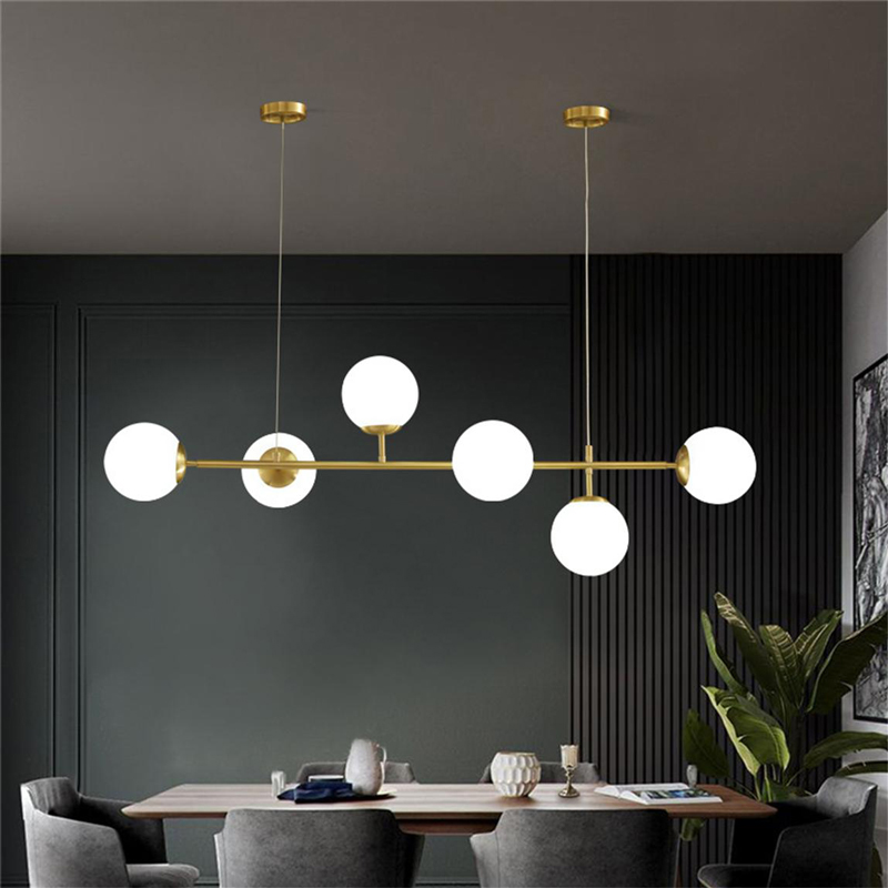 342-000152 Φωτιστικό οροφής Bemfy pakoworld led χρυσό μεταλλικό 120x15x15εκ - Image 1