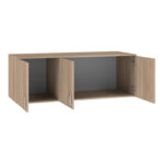 Πατάρι ντουλάπας Royal pakoworld τρίφυλλο sonoma 150x58x53εκ - Image 2