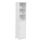 Ντουλάπι-στήλη Desilia pakoworld mdf λευκό 37x30x160εκ - Image 4