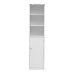 Ντουλάπι-στήλη Desilia pakoworld mdf λευκό 37x30x160εκ - Image 5