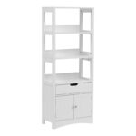Ντουλάπι-στήλη Sejo pakoworld mdf λευκό 60x32.5x154εκ - Image 2