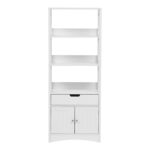 Ντουλάπι-στήλη Sejo pakoworld mdf λευκό 60x32.5x154εκ - Image 5