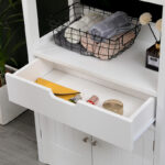Ντουλάπι-στήλη Sejo pakoworld mdf λευκό 60x32.5x154εκ - Image 6