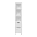 Ντουλάπι-στήλη Kelby pakoworld mdf λευκό 30x30x144εκ - Image 5