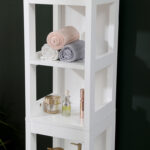 Ντουλάπι-στήλη Kelby pakoworld mdf λευκό 30x30x144εκ - Image 6