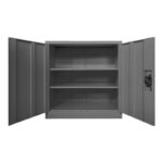 Μεταλλικό ντουλάπι Armon pakoworld ανθρακί 90x45x90εκ - Image 2