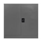 Μεταλλικό ντουλάπι Armon pakoworld ανθρακί 90x45x90εκ - Image 3