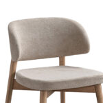 Καρέκλα Siena pakoworld rubberwood σε φυσική-μπεζ απόχρωση 48x50x81εκ - Image 3