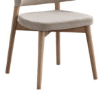 Καρέκλα Siena pakoworld rubberwood σε φυσική-μπεζ απόχρωση 48x50x81εκ - Image 4