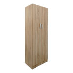 Ντουλάπα δίφυλλη Athos pakoworld σε sonoma απόχρωση 60x42x180εκ - Image 2