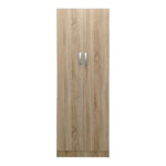 Ντουλάπα δίφυλλη Athos pakoworld σε sonoma απόχρωση 60x42x180εκ - Image 5
