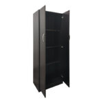 Ντουλάπα δίφυλλη Athos pakoworld σε wenge απόχρωση 60x42x180εκ - Image 3