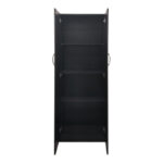 Ντουλάπα δίφυλλη Athos pakoworld σε wenge απόχρωση 60x42x180εκ - Image 4
