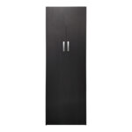 Ντουλάπα δίφυλλη Athos pakoworld σε wenge απόχρωση 60x42x180εκ - Image 5