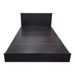 Κρεβάτι Athos pakoworld σε wenge απόχρωση 160x200εκ - Image 4