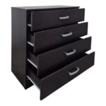 Συρταριέρα Athos pakoworld σε wenge απόχρωση 80x40x79εκ - Image 3