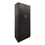 Ντουλάπα εξάφυλλη με πατάρι Athos ΙΙ pakoworld wenge 240x42x240εκ - Image 2