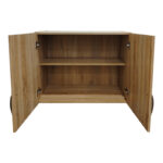 Ντουλάπα εξάφυλλη με πατάρι Athos ΙΙ pakoworld sonoma 240x42x240εκ - Image 5