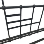 Κρεβάτι-Καναπές Routha pakoworld μεταλλικός μαύρο 90x190εκ - Image 5