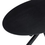 Τραπέζι Makrey pakoworld μαύρο mdf- μεταλλικά πόδια 160x90x75εκ - Image 4