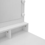Τουαλέτα κρεβατοκάμαρας Vanity pakoworld με led λευκό 80x40x140εκ - Image 6